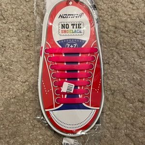 No tie shoelaces, never used still in packaging